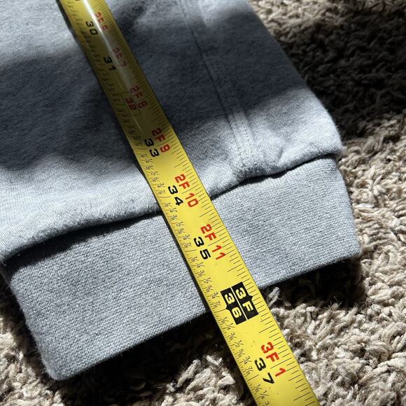 Nike Pants Mens Xl Gray Fleece Sweatpants Joggers Drawstring Logo Swoosh - Picture 5 of 9